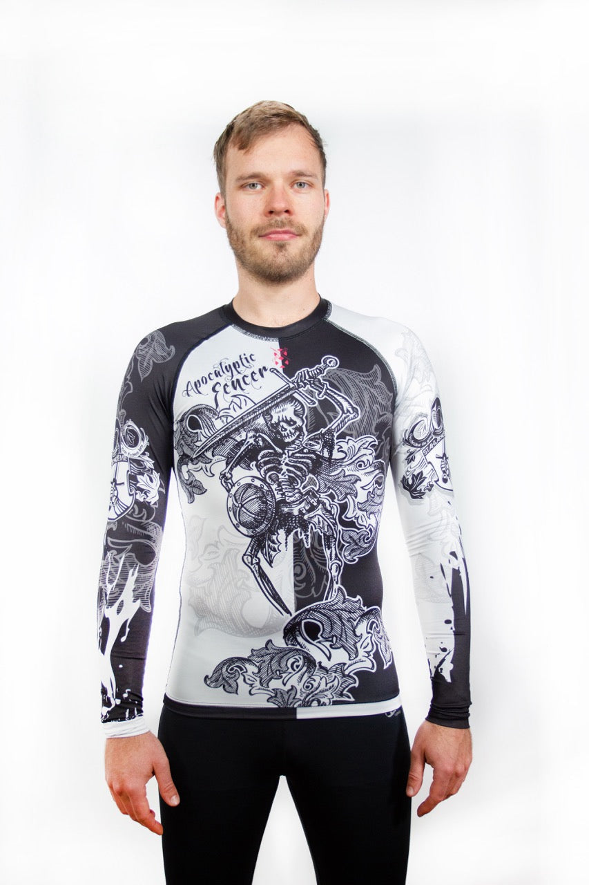 The Apocalyptic Fencer - Rashguard Mann