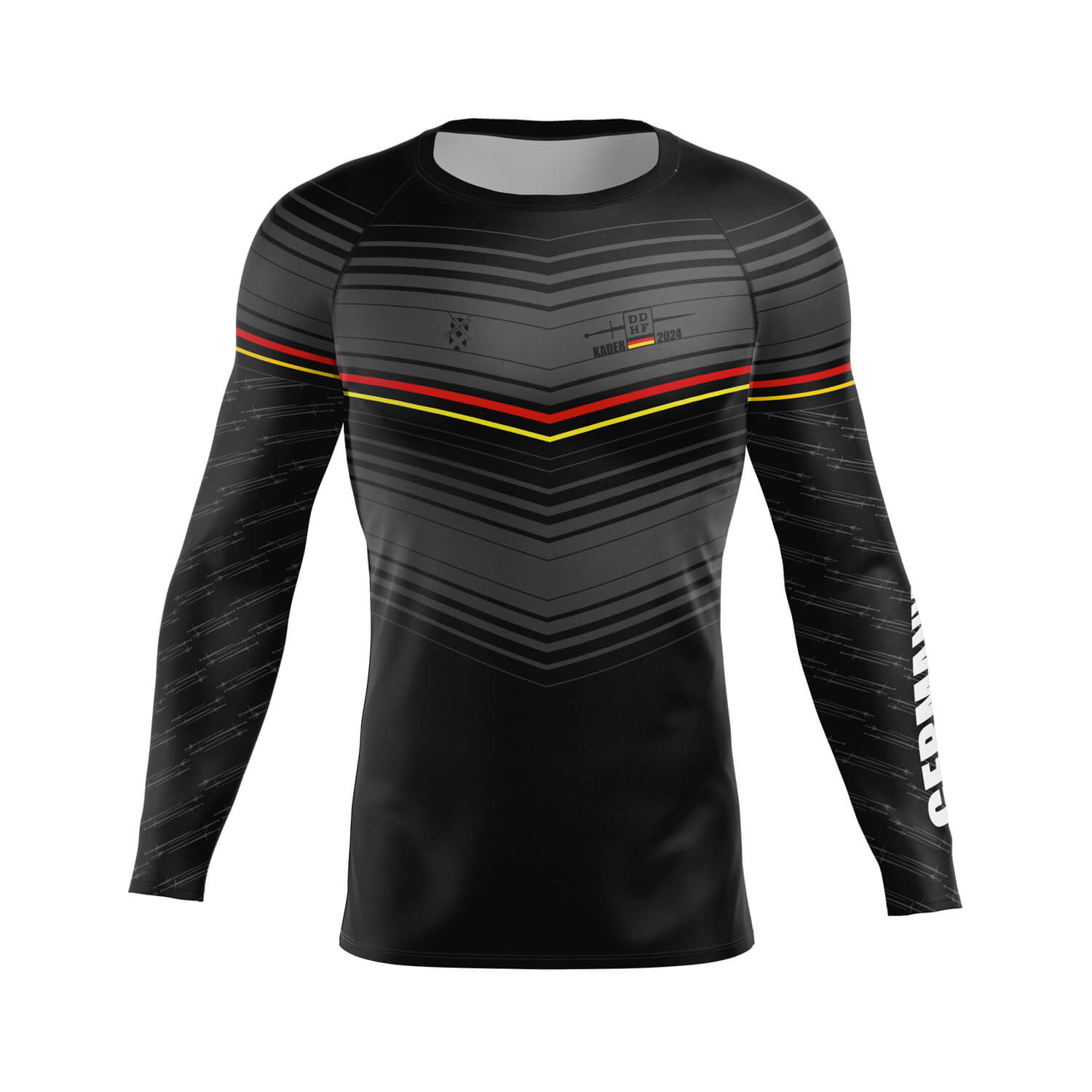 German Rash Guard DDHF Squad – Rashguard Man – 8OPENINGS Martin & Tempel GbR