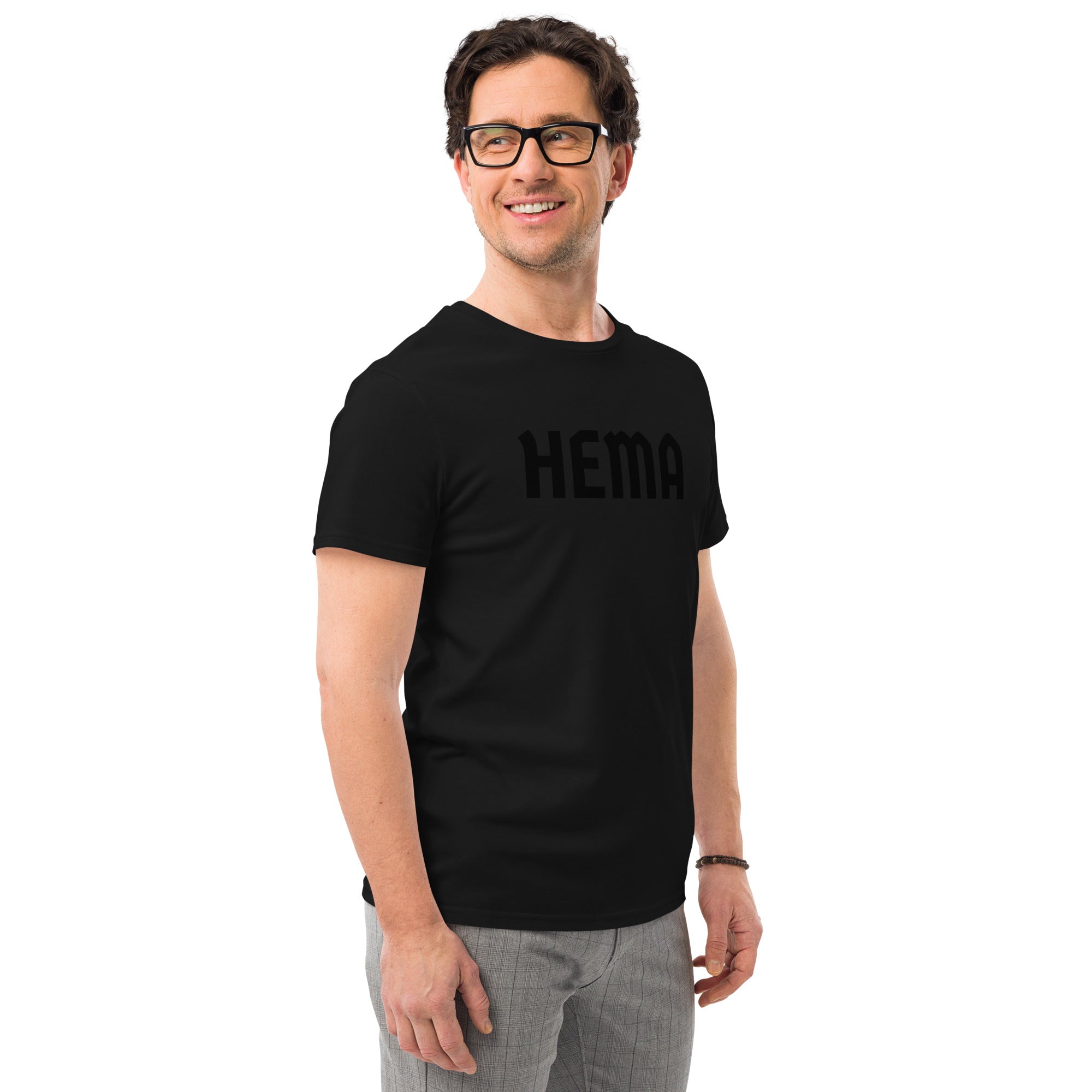 HEMA BLACK - T-Shirt aus Premium-Baumwolle