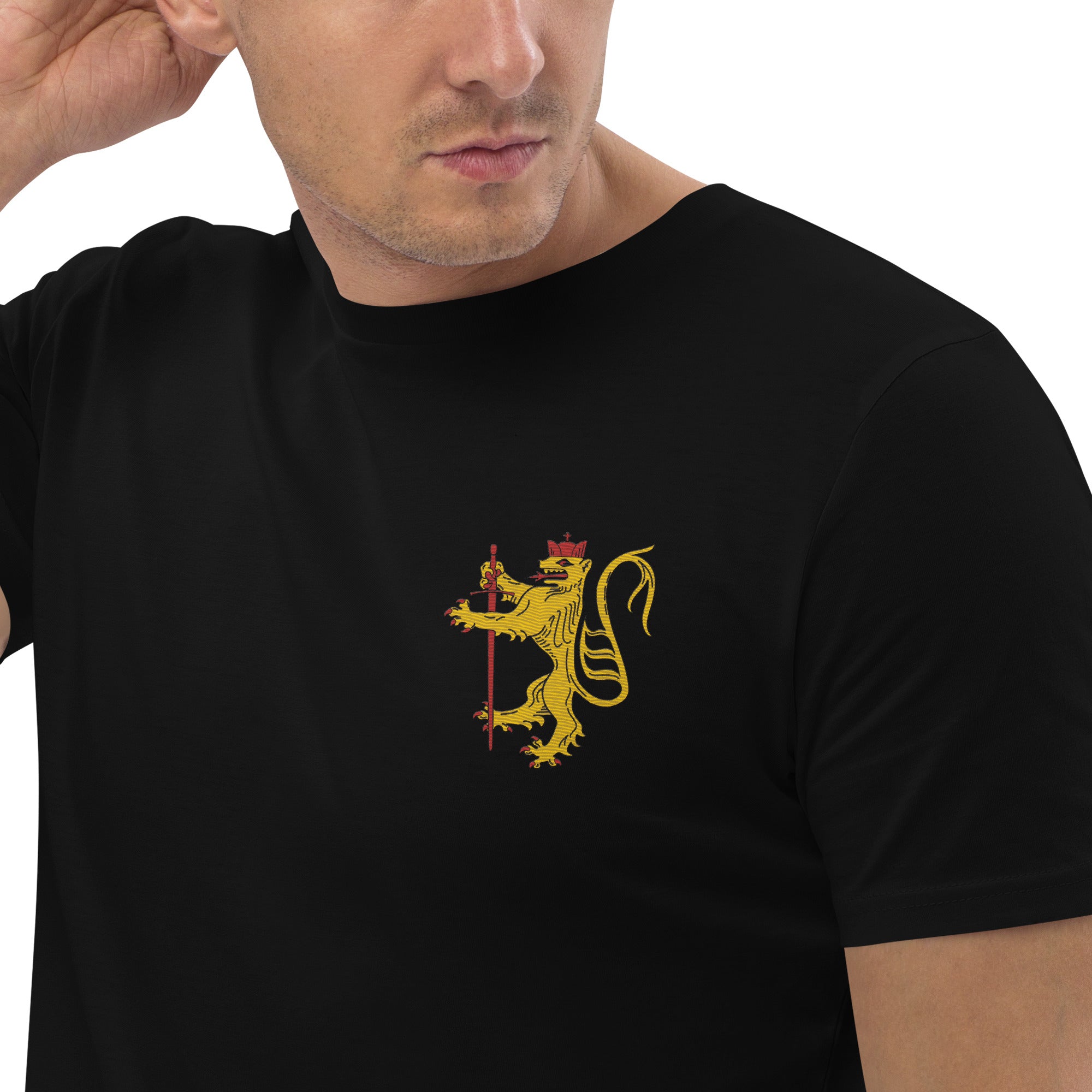 Pfälzer Schwertlöwen - Baumwoll-T-Shirt Männer
