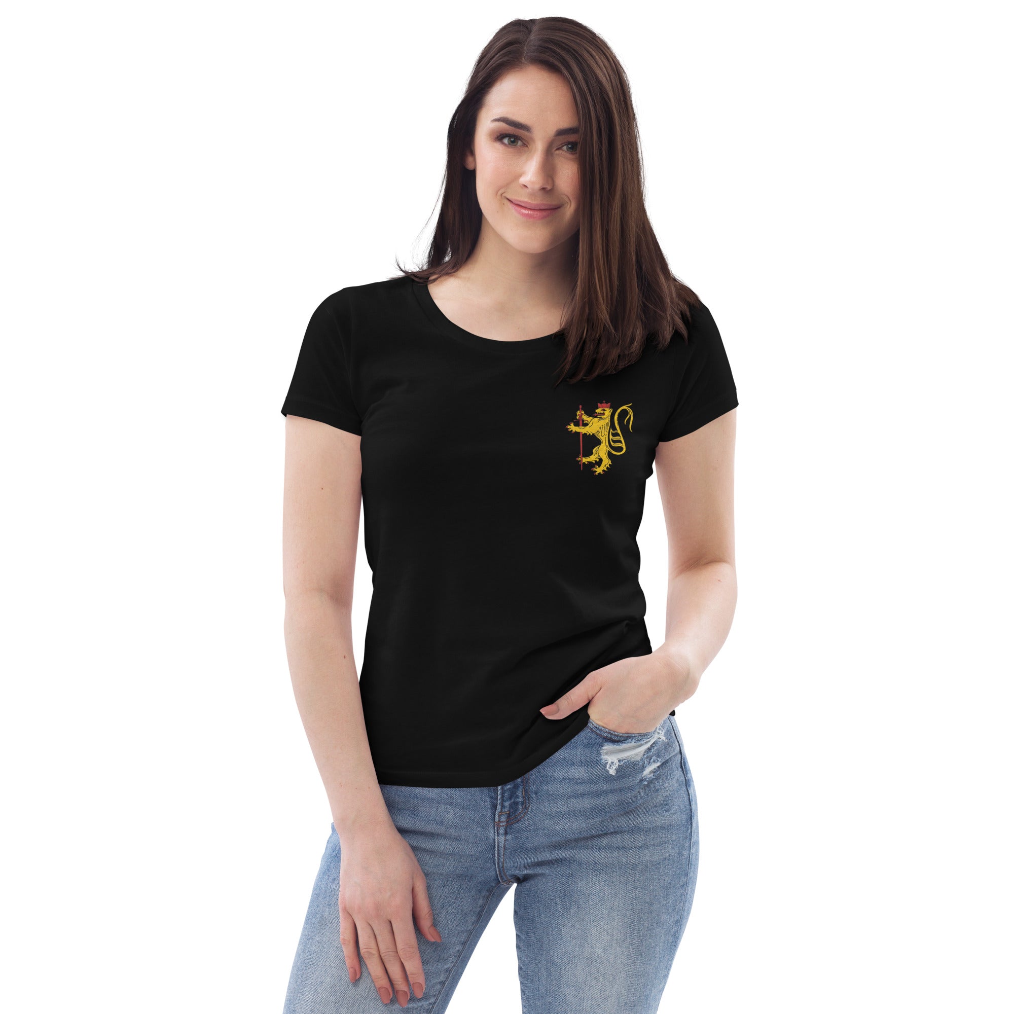 Pfälzer Schwertlöwen - Baumwoll-T-Shirt für Damen