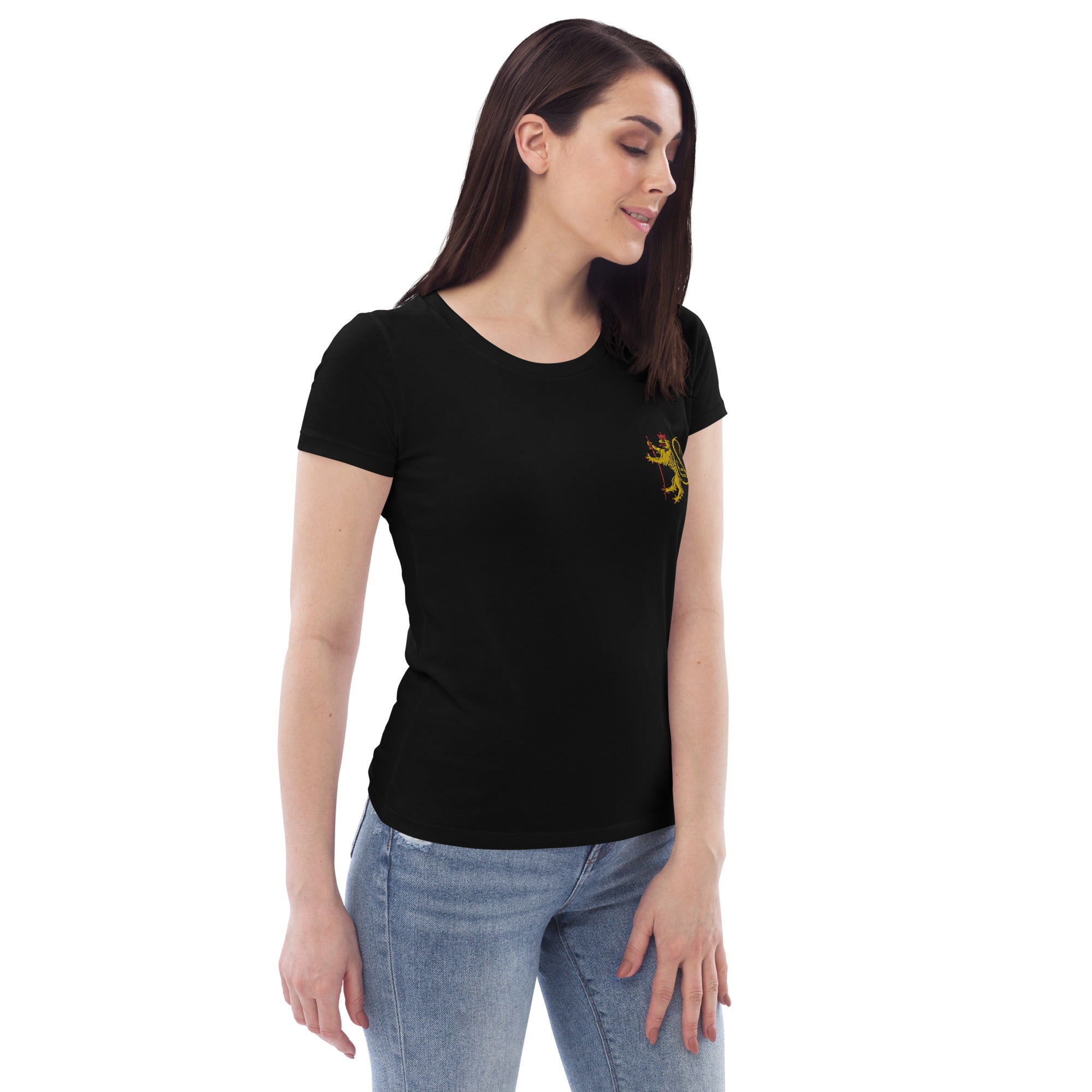 Pfälzer Schwertlöwen - Öko-T-Shirt für Damen - Stick