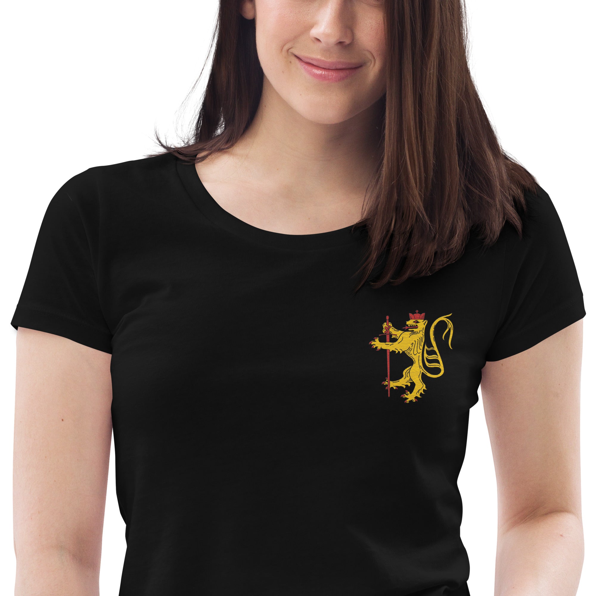 Pfälzer Schwertlöwen - Baumwoll-T-Shirt für Damen